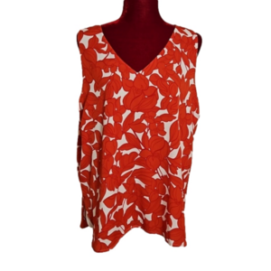 Tahari Floral Tank Top Size: Large  NWT
